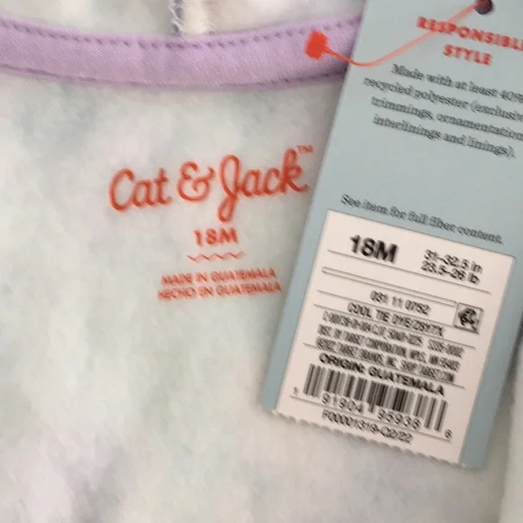 Cat & Jack Bundle: New Hoodie & 2 Jeans - Picture 4 of 7